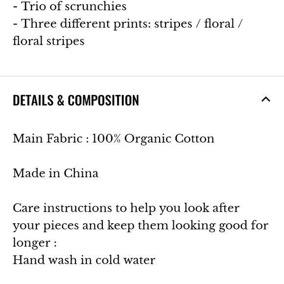 Nwt! Sezane trio of scrunchies - Picture 5 of 9